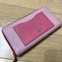 シトラス様・未使用・COACHコーチ・ラウンドファスナー長財布