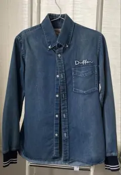 【DUFFER】メンズ　デニムシャツ Sサイズ