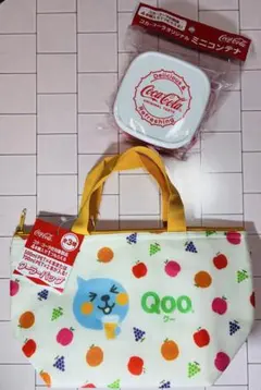 コカコーラ　非売品　コカコーラのミニコンテナ、Qooクーラーバッグ