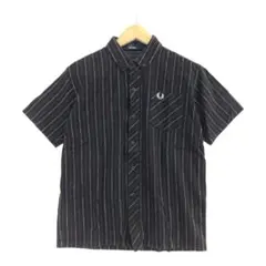 FRED PERRY フレッドペリー シャツ sizeL/黒 8 メンズ