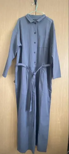 THREE FIFTY STANDARD ヘリンボーン柄のオールインワン