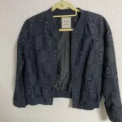 ダークブルー ボンバージャケット