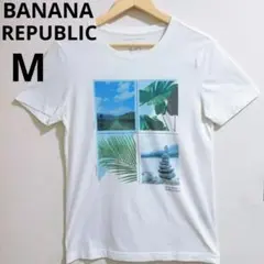 Banana Republic TシャツM 白小さいシミありバナナリパブリックのサムネイル