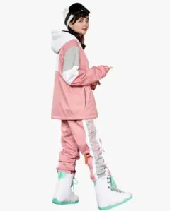 新品 未開封 即購入歓迎 スキーウェア上下 ピンク M 防水防寒