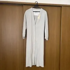無印良品　楊柳ガーゼ　ロングカーディガン
