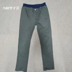 西松屋　キッズ ロングパンツ カーキ ウエストゴム　140のサムネイル