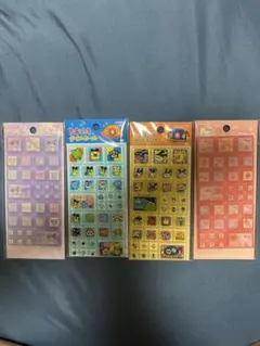 正規品タイルシール　たまごっち　クロミ　キティ　サンリオ　4枚セット