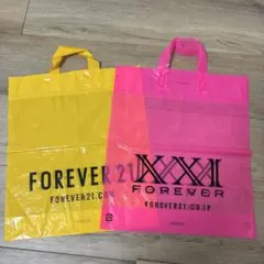 FOREVER 21 ショップ袋 2枚セットのサムネイル