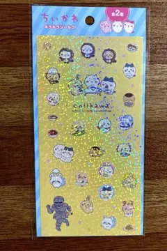 ちいかわ　 キラキラシール　ハチワレ　うさぎ フジテレビ　可愛い　たぬき　きのこ
