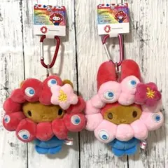 サンリオミャクミャク 推しカラーぬいぐるみ マイメロ カラビナ ピンク