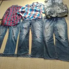 古着まとめて6点　デニムの街岡山から