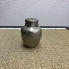 煎茶道具 古錫 四方茶壷 茶心壷 在銘 約212g M R5849 | Mercari