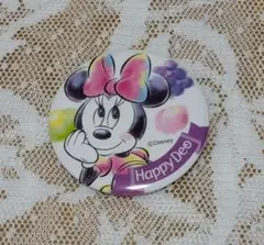 【新品未使用】ディズニー 缶バッジ ミニー
