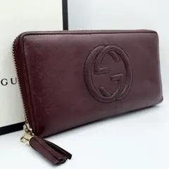 本物保証　GUCCI 　イタリア製ソーホーレザー　長財布 美品 付属品完備 本物保証 GUCCI イタリア製ソーホーレザー 長財布 美品 付属品完備