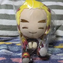 鬼滅の刃　でっかいぽふっとぬいぐるみ　煉獄杏寿郎