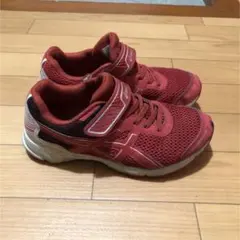 アシックス レーザービーム 赤 21.5 サッカー 野球 レッド MIZUNO