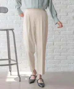 GLOBAL WORK ウツクシルエットテーパードパンツ