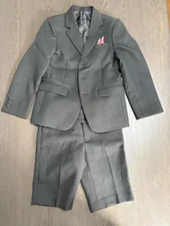 130㎝ キッズ フォーマルスーツ セットアップ ブラック