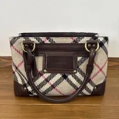 BURBERRY ノバチェック ウール ハンドバッグ トートバッグのサムネイル