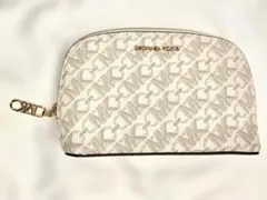 超美品レアMICHAEL KORSゴールドロゴ透かし金具✨シグネチャー ポーチ