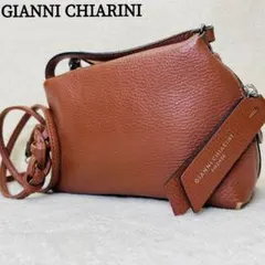 GIANNI CHIARINI アリファS ショルダーバッグ 2way ブラウン