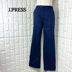 J.PRESS 休閒褲 彩色褲 直筒 藍色 素色 可水洗