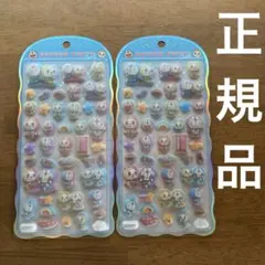 ドラえもん　コットンパフィー　シール　ステッカー　2枚セット　正規品