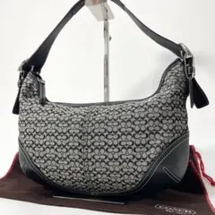 未使用保管品✨️コーチ ショルダーバッグ ハーフムーン ワンショルダー ブラック