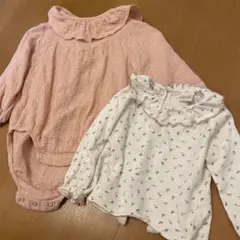 ロンパース・ブラウス6-9m