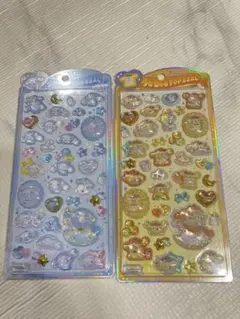 正規品♡うるちゅるポップシール♡シナモロール&ポムポムプリン２点セット