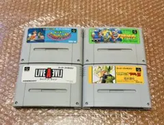 【SFCソフト4本セット・Nintendo Super Famicom】pmt