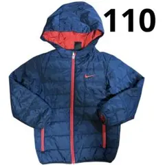 Nike 中綿コート 110-115cm ネイビー/レッド