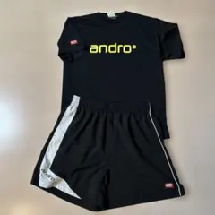 andro 卓球ウェア Tシャツ（サイズ不明）とショートパンツ（Lサイズ）