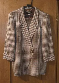 Leilian　ジャケット　チェック柄　セットアップ 13+