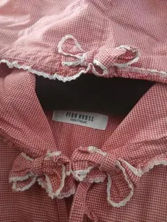 ★PINK HOUSE ギンガムチェック長袖シャツ★