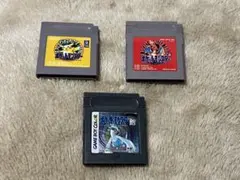 ポケットモンスター 赤 青 銀3点セット