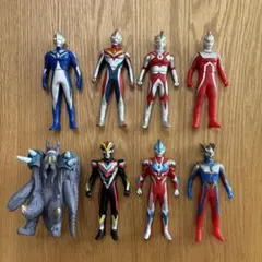 ウルトラマン＆怪獣　ソフビ　8体セット