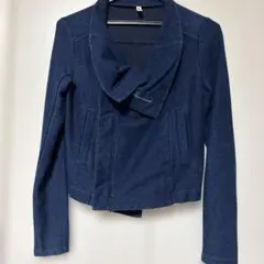 ROYAL PARTネイビー ショールカラー ジャケット 濃紺 F コート