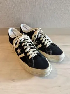日本製converse STAR & BARS J SUEDEスエード 27cm