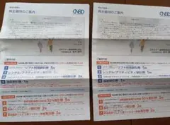 （2冊）日本スキー場開発 株主優待券