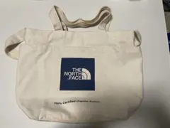 ノースフェイス　オーガニックコットン　２wayトートバッグ ネイビー