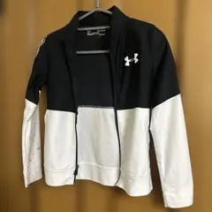 UNDER ARMOUR キッズ ジャージ ジャケット ホワイトブラック