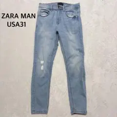 ZARAザラ Z1975デニム ダメージデニム 32 ダメージ加工デニムパンツ