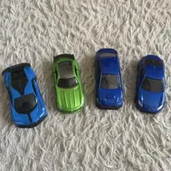 ミニカー4台セット スポーツカー