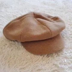 moussy マウジー キャスケット 帽子 ベージュ ウール風