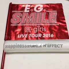 E-girls Happiness フラッグ ペンライト セット