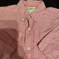 Eddie Bauer 半袖シャツ レッドチェック Mサイズのサムネイル