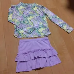 ビーデスビー　花柄セパレート水着 150　1回着用のみ