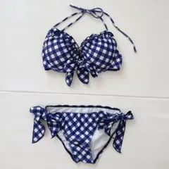 LoveBeach ラブビーチ　水着　ビキニ　ギンガムチェック