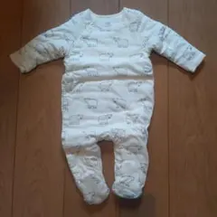 babyGAP　白くま柄カバーオール